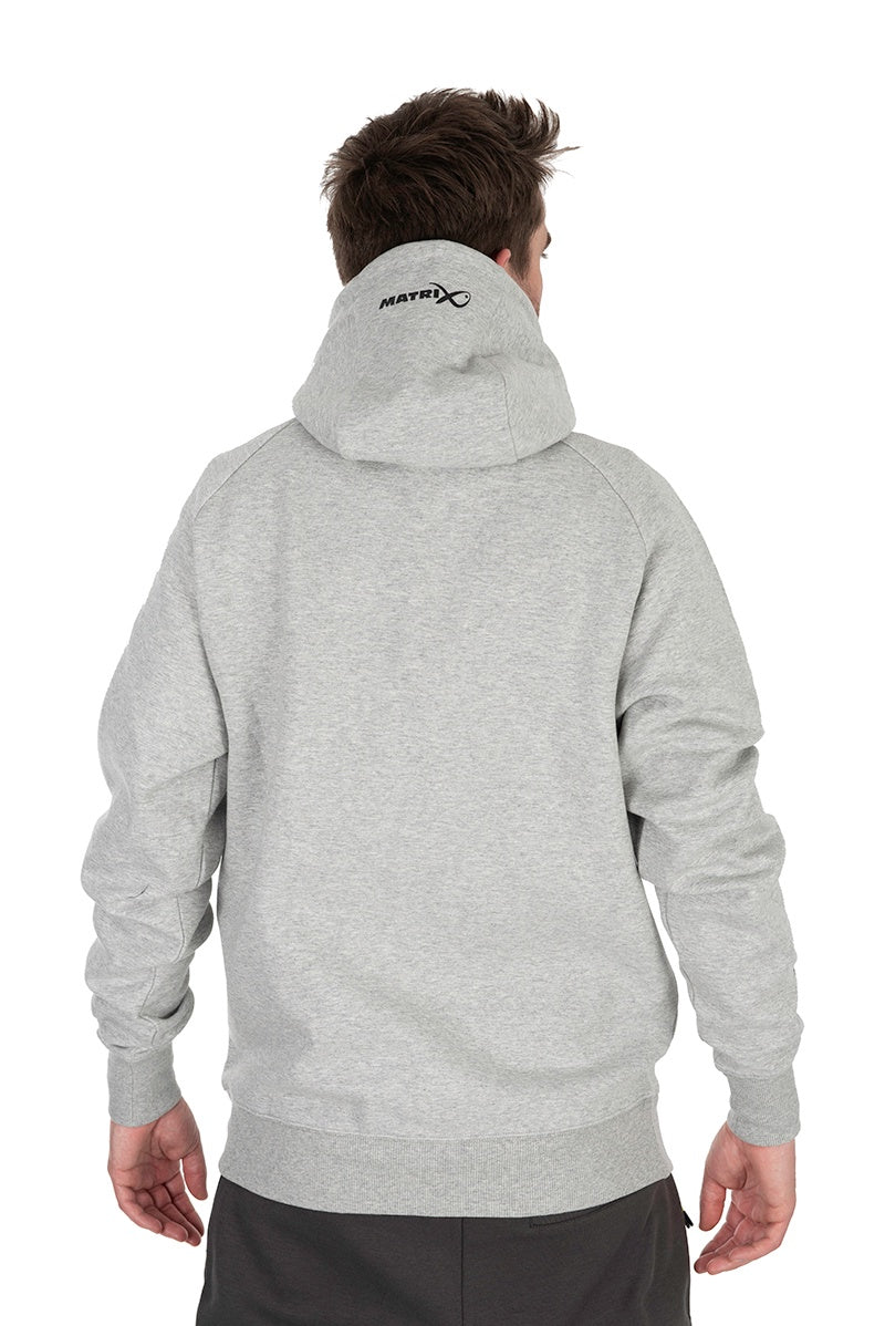 Matrix Full Zip Hoody Marl Grey/lime-black Edition Range