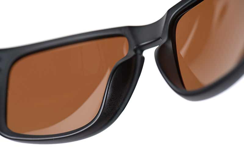 Fox Rage Transparent Black Brown Lens Mirror Blue Sunglasses