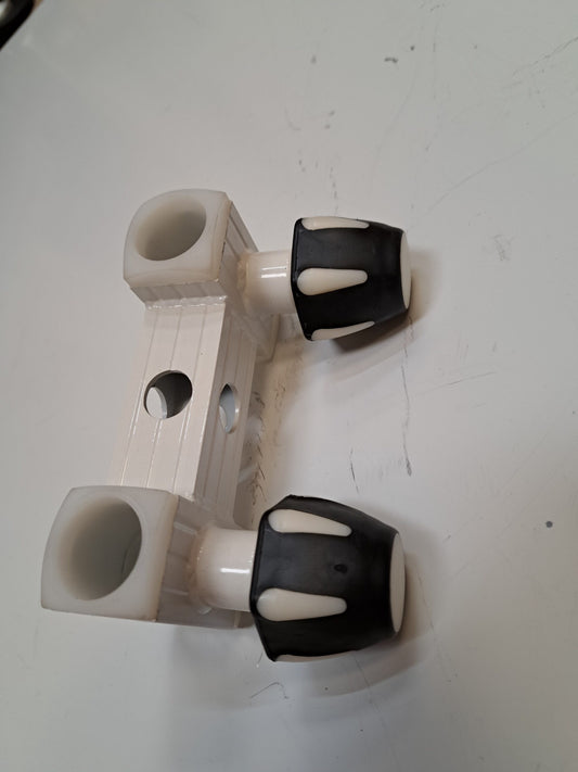 Octbox Extension Arm 10cm With D25mm Mk18 Adaptors   White