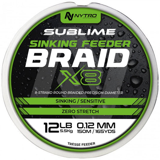 Nytro Sublime X8 Sinking Feeder Braid