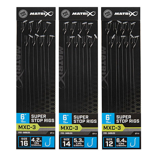Matrix Mxc-3 Barbless 15cm Super Stop Rigs