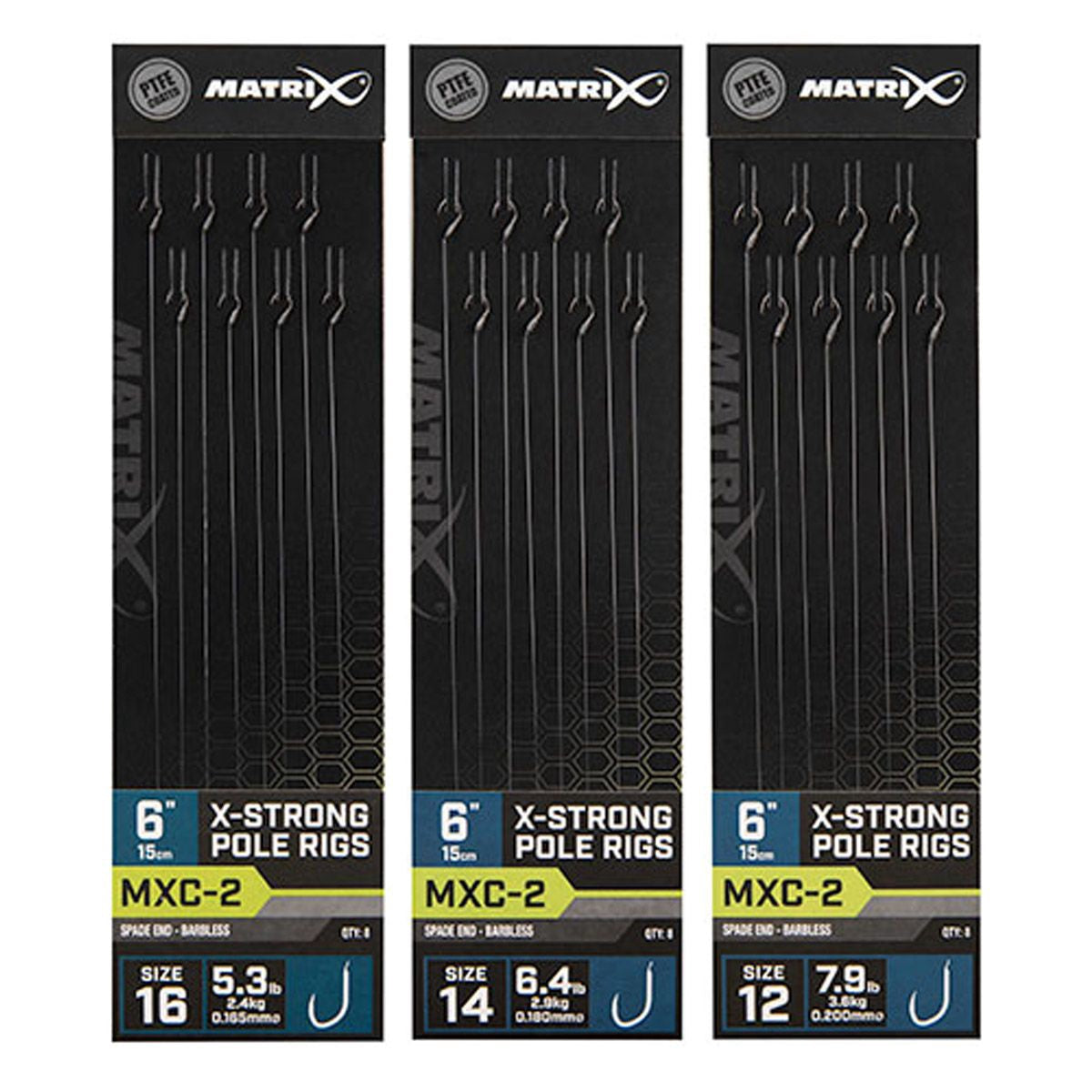 Matrix Mxc-2 Barbless 15cm X-strong Pole Rigs