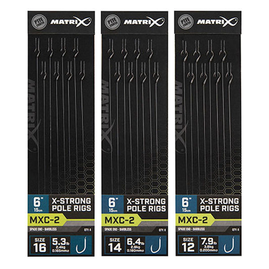 Matrix Mxc-2 Barbless 15cm X-strong Pole Rigs