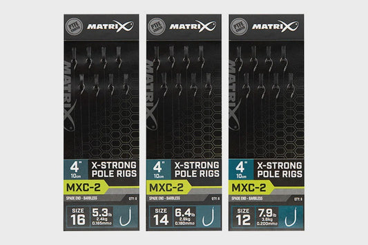 Matrix Mxc-2 Barbless 10cm X-strong Pole Rigs