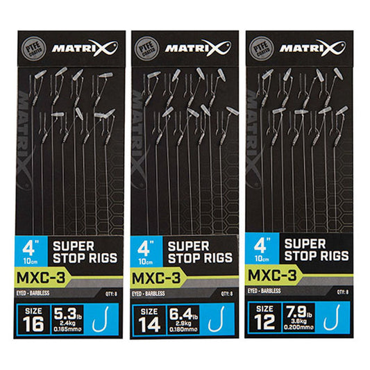 Matrix Mxc-3 Barbless 10cm Super Stop Rigs