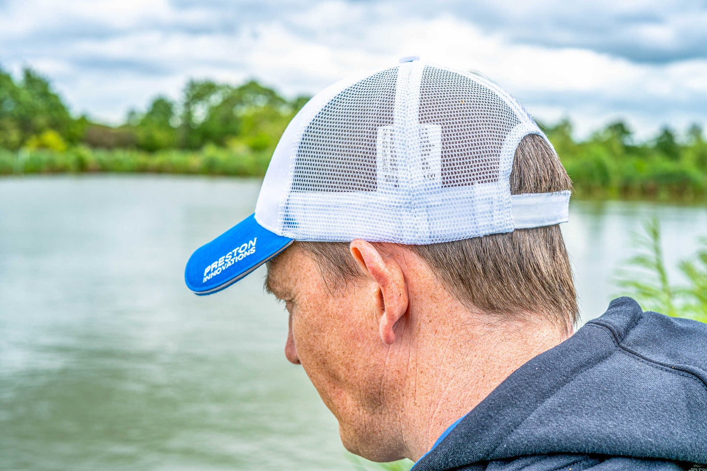 Preston White Mesh Cap