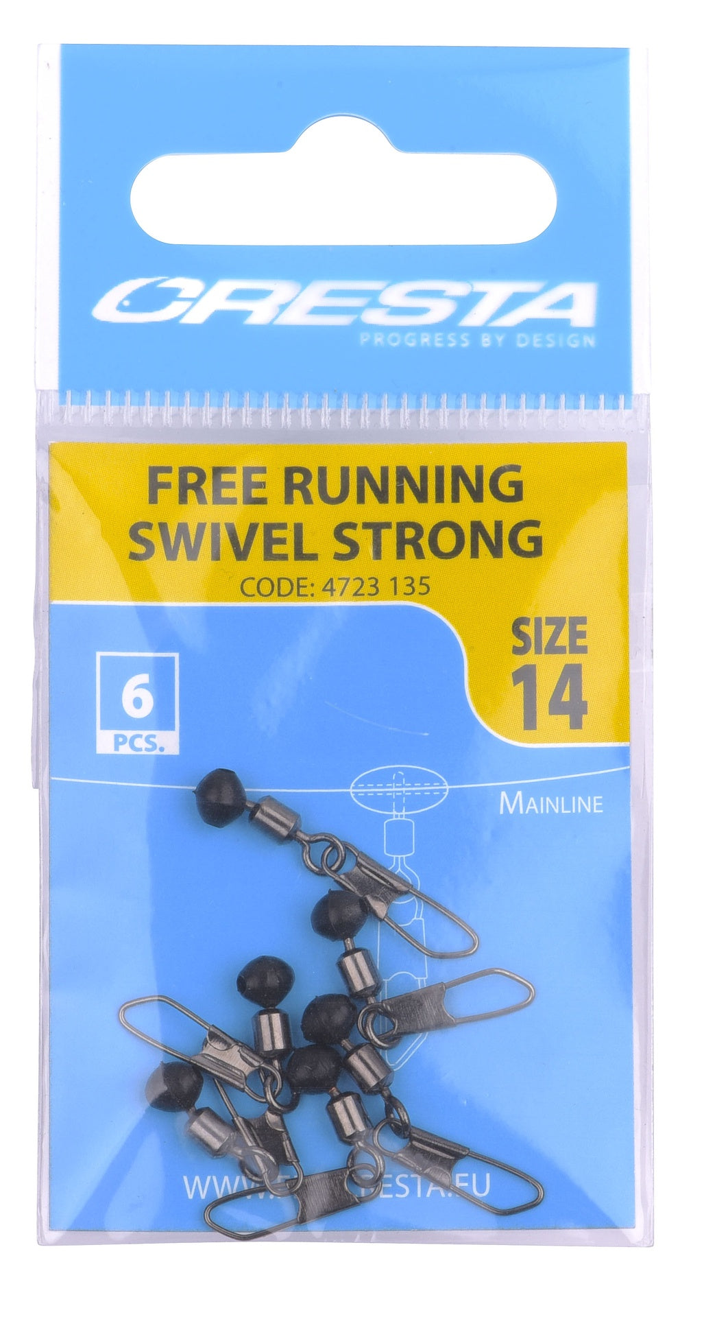 Cresta Free Running Swivels Strong