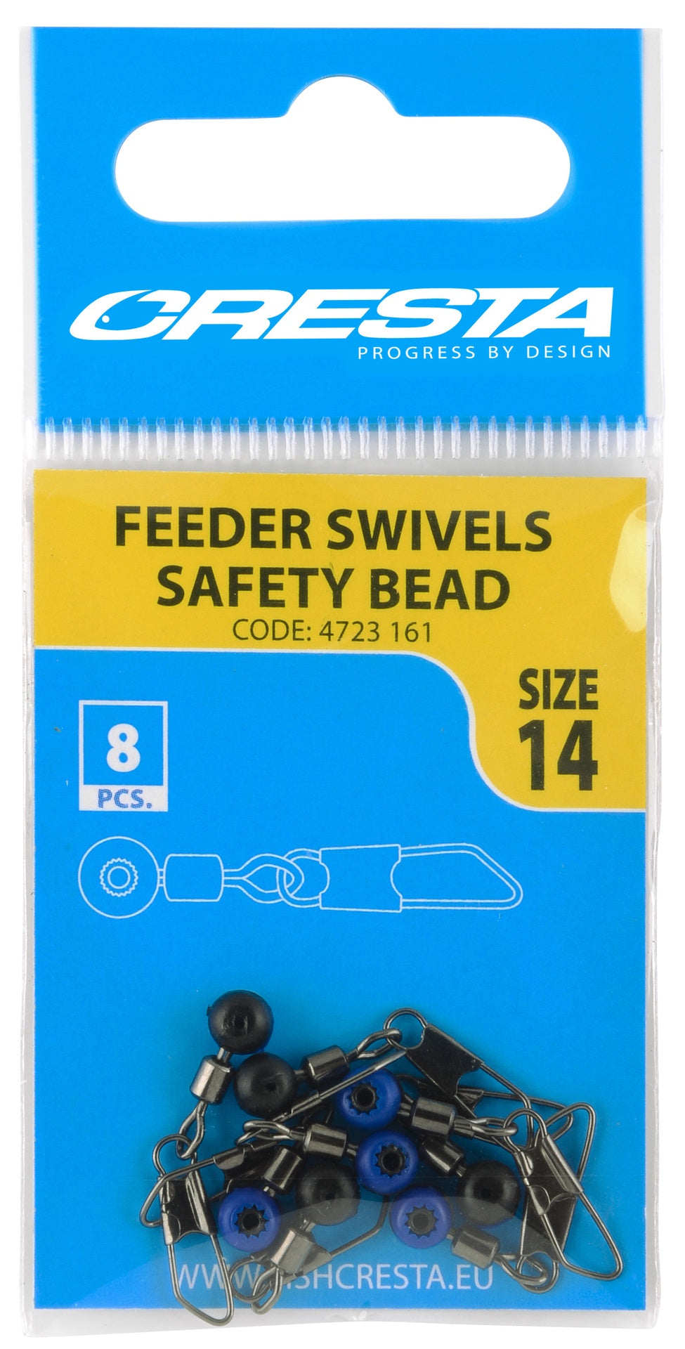 Cresta Feeder Swivel Safety Bead