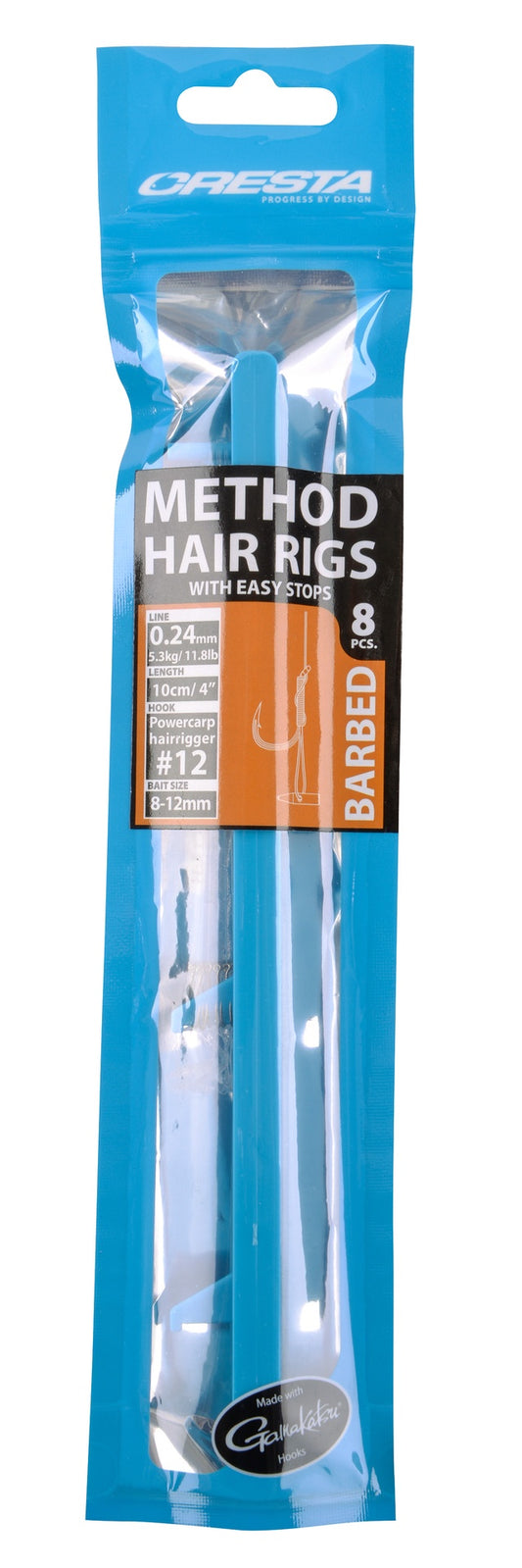 Cresta Method Hair Rigs + Stop Barbed