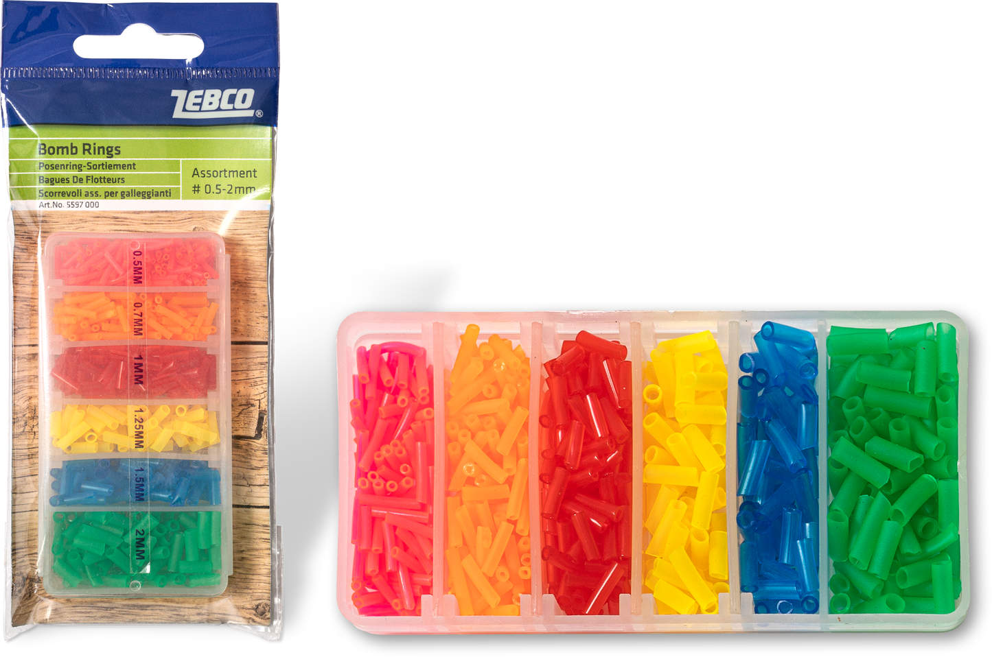 Zebco Pole Float Sleeves 0,5-2mm