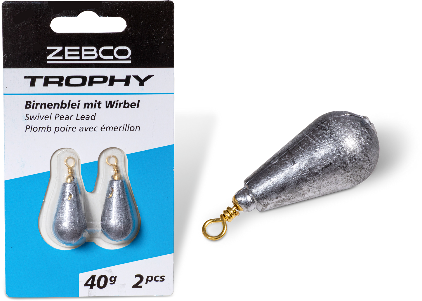 Zebco Trophy Swivel Pear Lead