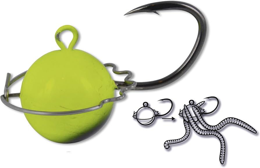 Black Cat Wormball Jig Head 100 gram