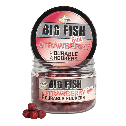 Dynamite Big Fish Durable Hook Pellets Strawberry