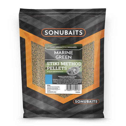 Sonubaits Marine Green Stiki Method Pellets 4mm