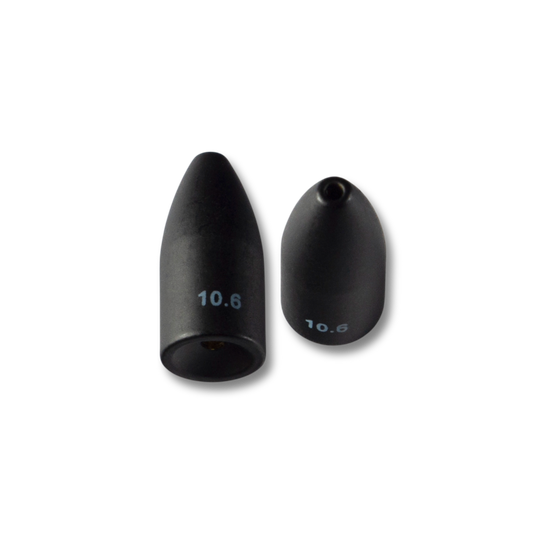 Toppies Brass Bullet Weights Black Matt