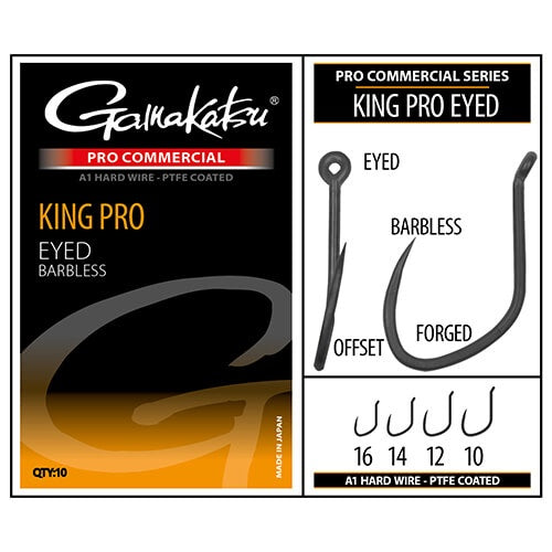 Gamakatsu Pro Commercial King Pro Eyed