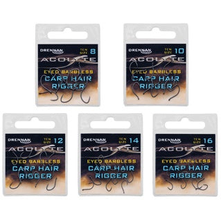 Drennan Acolyte Carp Hair Riggers - Barbless