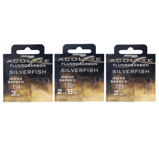 Drennan Acolyte Silverfish - Hooks to Fluorocarbon