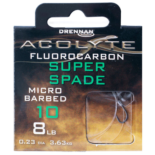 Drennan Acolyte Super Spade - Hooks to Fluorocarbon