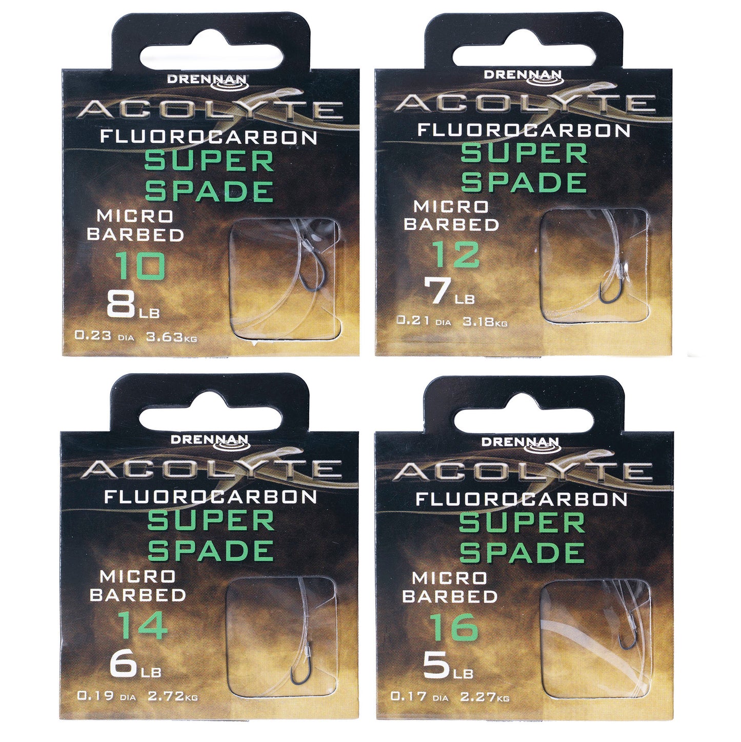 Drennan Acolyte Super Spade - Hooks to Fluorocarbon