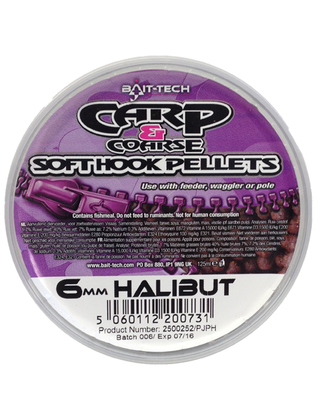 Bait-tech Carp & Coarse Halibut Soft Hookers 6mm