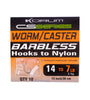 Cs Hooks - Worm/Caster - 18 To 5Lb