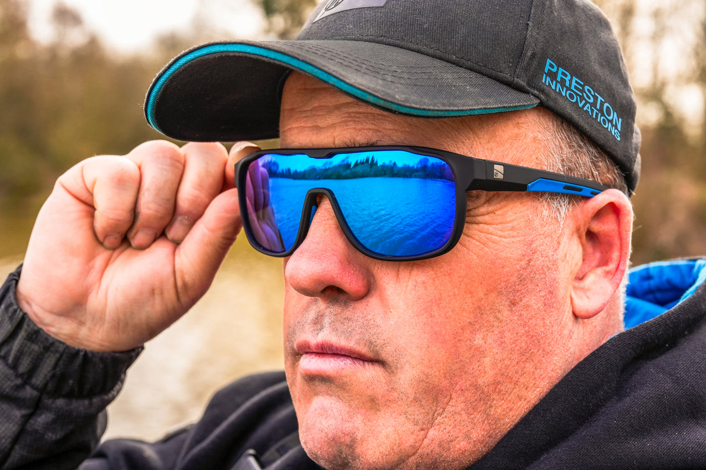 Preston Absolute Wrap Sunglasses Ice Bleu