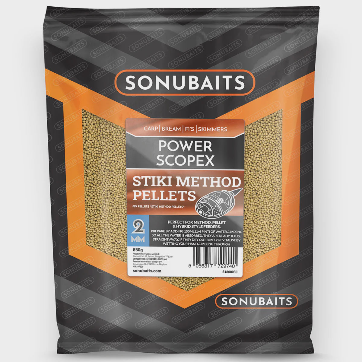 Sonubaits Power Scopex Stiki Method Pellets 2mm