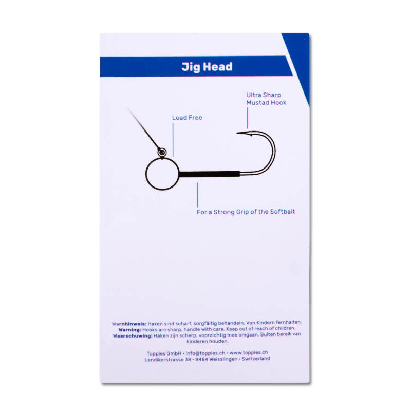 Toppies Tungsten Jighead Balll