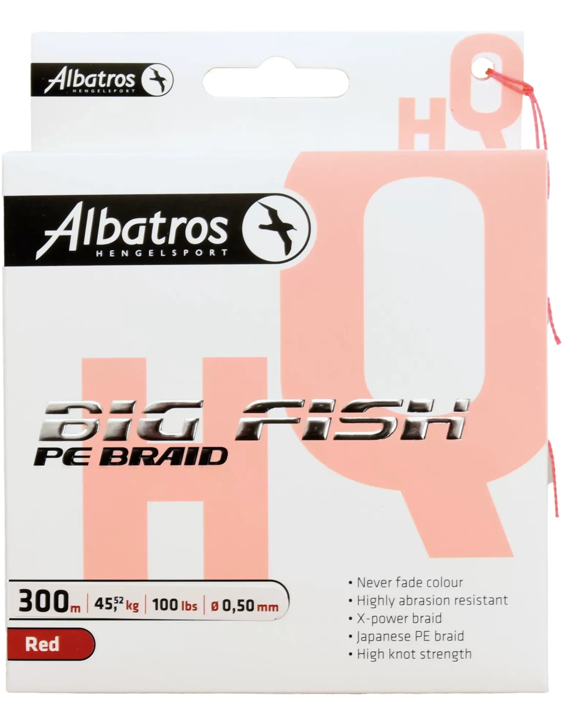 Albatros Big Fish HQ PE Braid Red