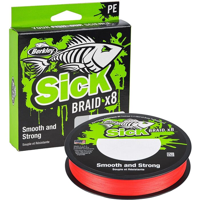 Berkley Sick X8 Braid Red