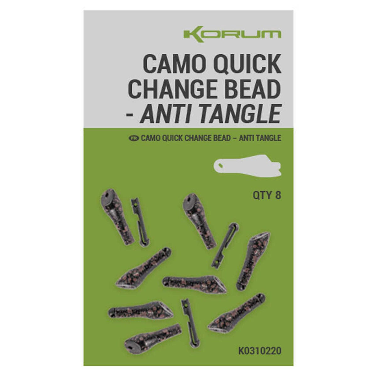 Korum Camo Quick Change Bead - Anti Tangle