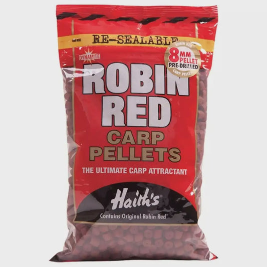 Dynamite Robin Red Pellets 8mm Pre Drilled