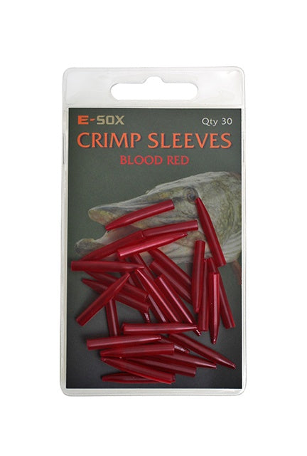 Drennan E-sox Crimp Sleeve Blood Red