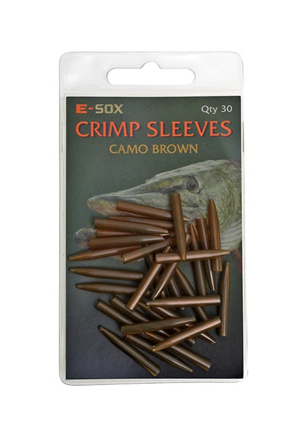 Drennan E-sox Crimp Sleeve Camo Brown