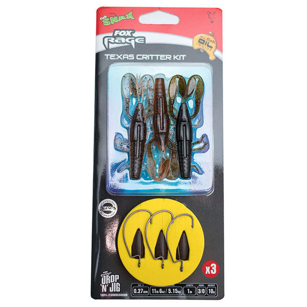 Fox Rage Ready Rigs Texas Critter Kit
