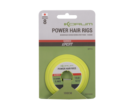Korum Power Hair Rigs 1 mtr.