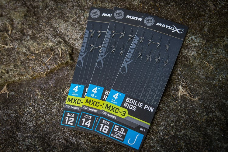 Matrix Mxc-3 Barbless 10cm Boilie Pin Rigs