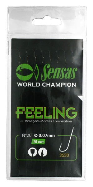 Sensas Feeling Onderlijn 15 cm 3530 Brons