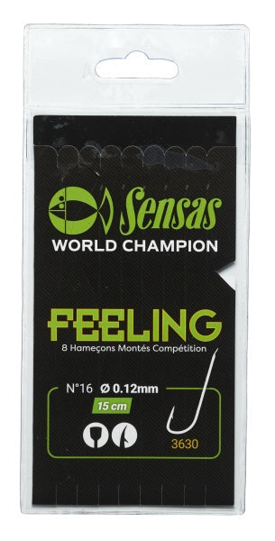 Sensas Feeling Onderlijn  15 cm 3630 Bronze