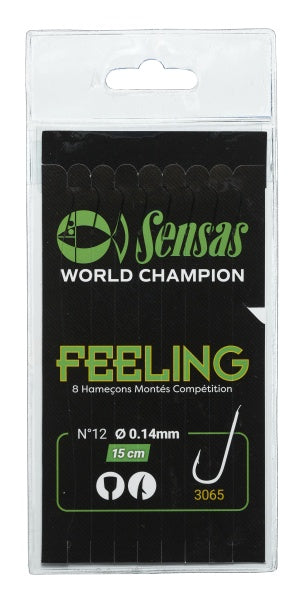 Sensas Feeling Onderlijn 15 cm 3365 Zwart