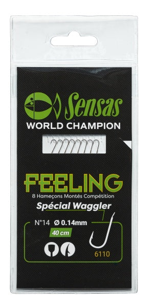 Sensas Feeling Onderlijn 40 cm 6110 Brons