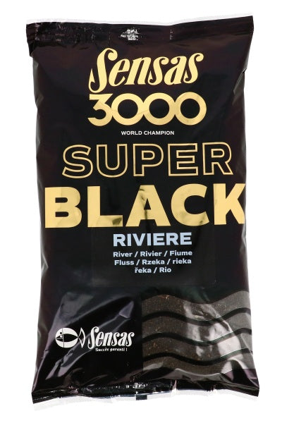Sensas 3000 Super Black River 1kg