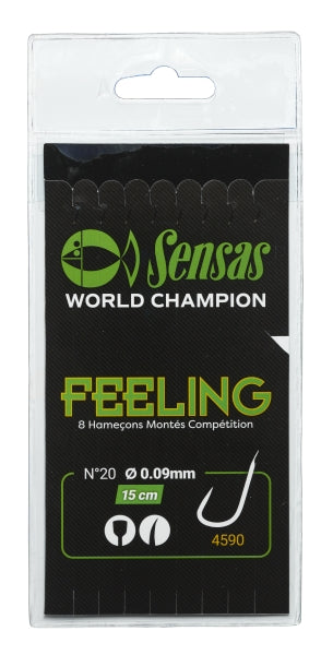 Sensas Feeling Onderlijn 15 cm 4590 Brons