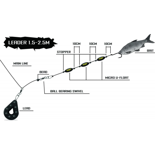 Black Cat Micro U-float 3,5g Oranje