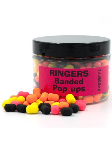 Ringers Banded Pop Ups Allsorts 6mm