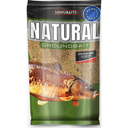 Sonubaits Natural Groundbait Strawberry & Hemp