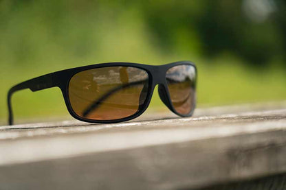 Fox Rage Fox Rage Matt Black Wrap Brown Lens Sunglasses