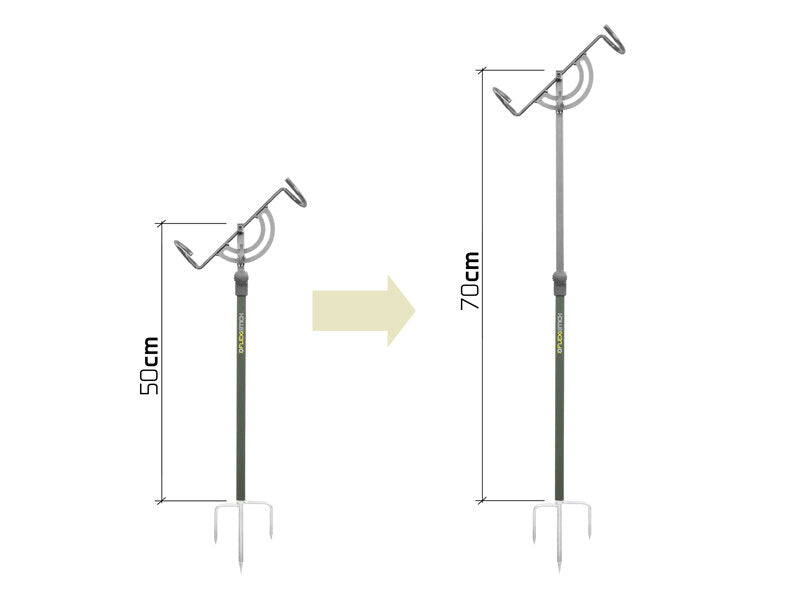 Delphin Telescopic rod holder FlexiSTICK