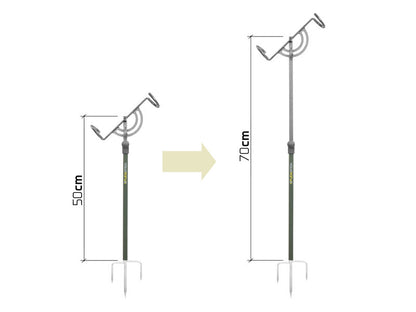 Delphin Telescopic rod holder FlexiSTICK